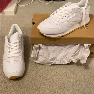 White Reebok Classics